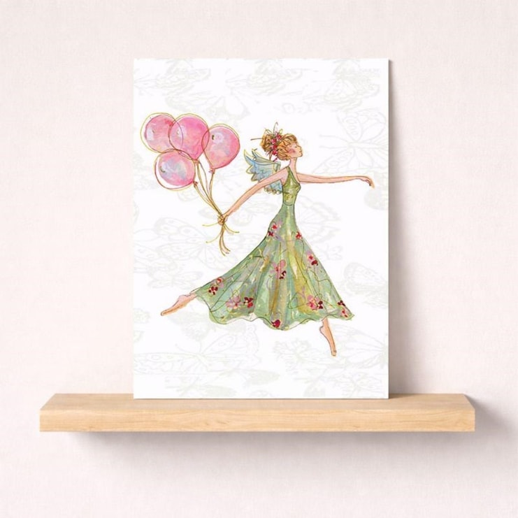 Open Card - Fairy With Balloons