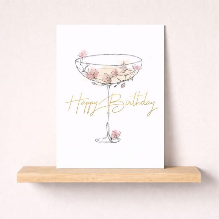 Birthday Card - Birthday Cocktail Birthday Card - Birthday Cocktail