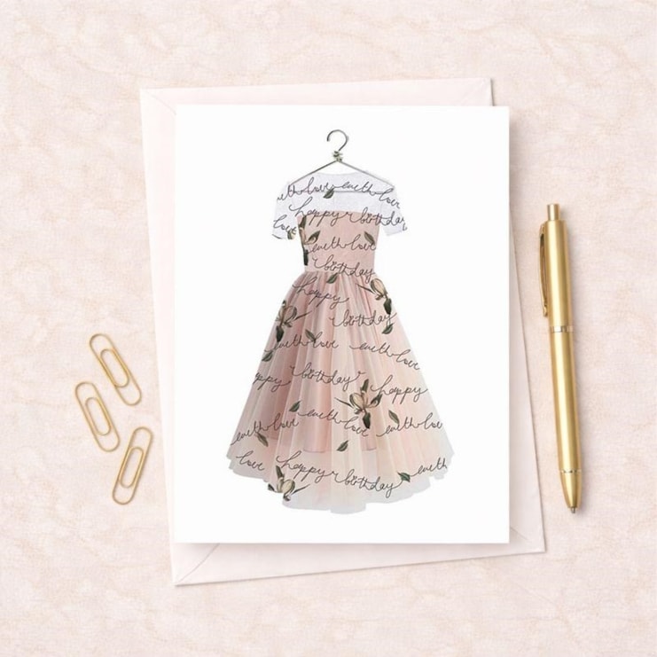 Birthday Card - Birthday Frock