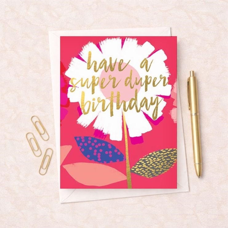 Birthday Card - Super Duper Birthday