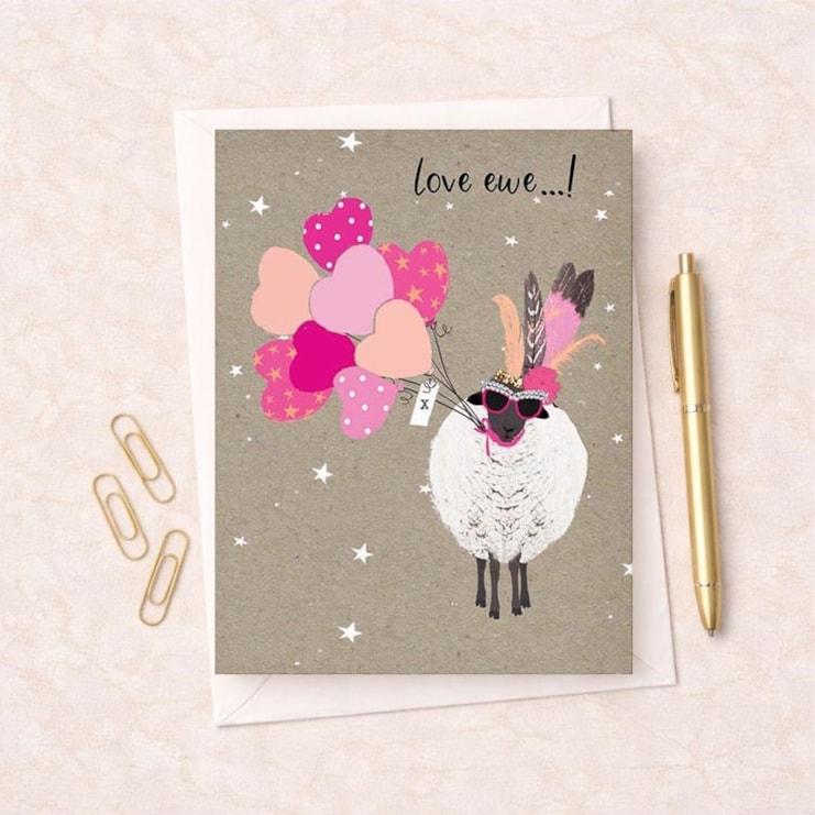Open Card - Love Ewe! Open Card - Love Ewe!