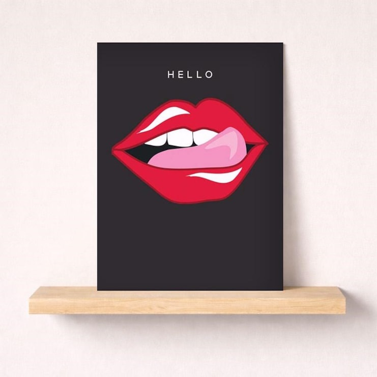 Open Card - Hello Lips Open Card - Hello Lips