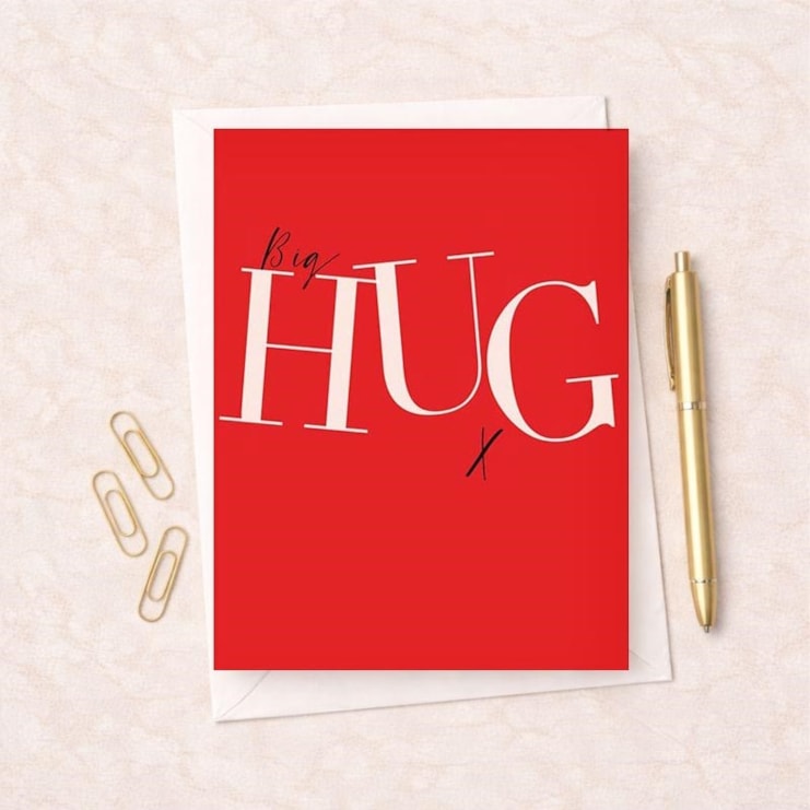 Thinking Of You Card - Big Hug