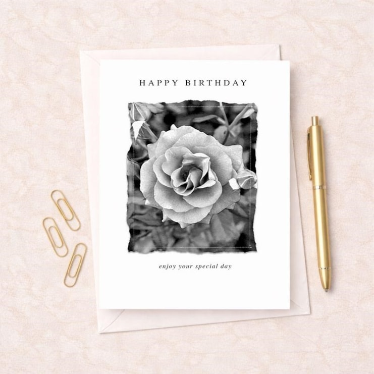 Birthday Card - Roses Birthday Card - Roses