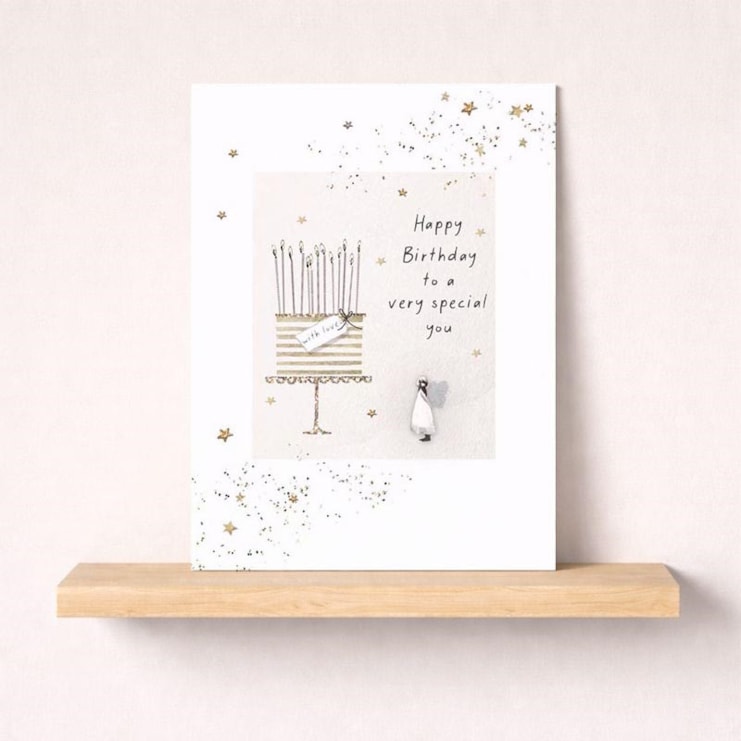 Birthday Card - Little Fairy & Birthday Cake
