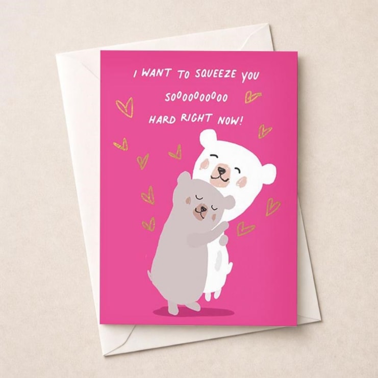 Thinking Of You Card - Bear Hugs