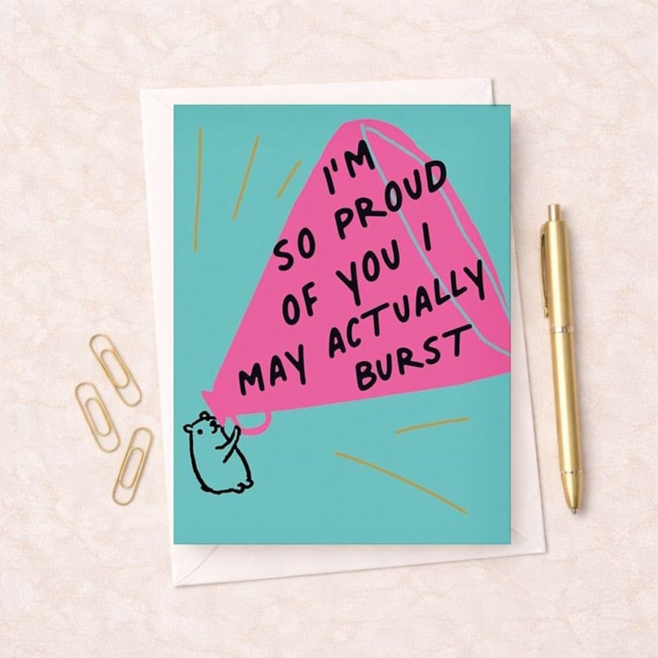 Congratulations Card - I'm So Proud Of You Congratulations Card - I'm So Proud Of You