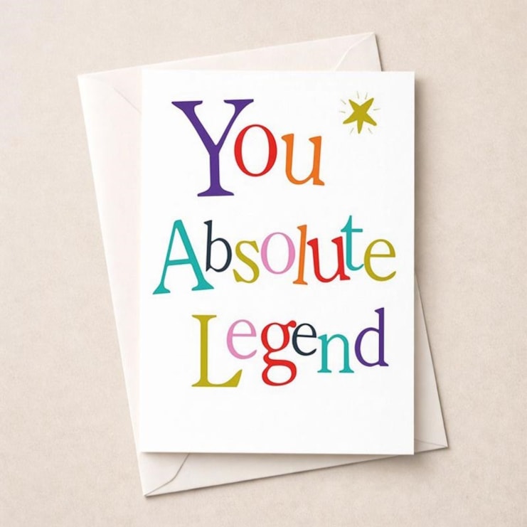 Congratulations Card -  You Absolute Legend