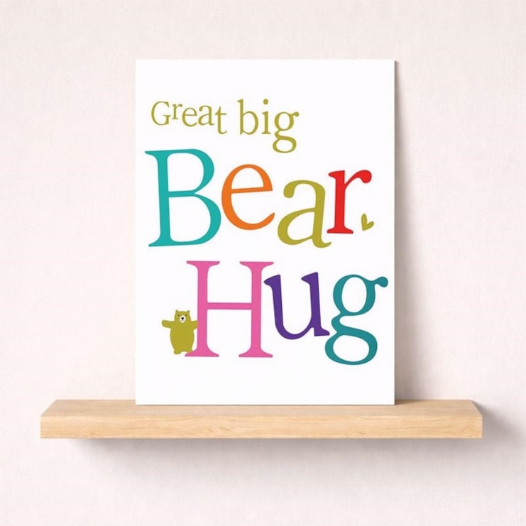 Thinking Of You Card - Great Big Bear Hug Thinking Of You Card - Great Big Bear Hug