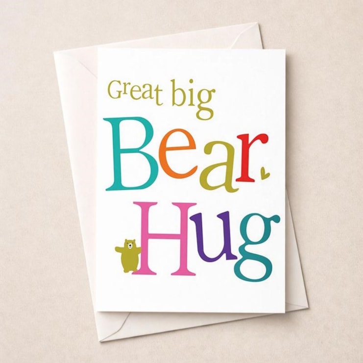 Thinking Of You Card - Great Big Bear Hug Thinking Of You Card - Great Big Bear Hug