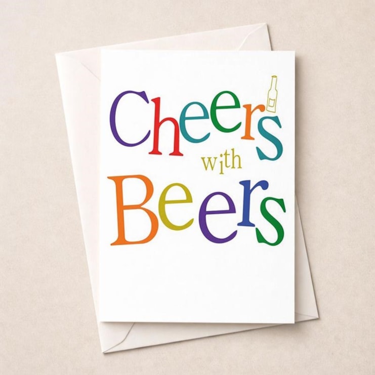 Congratulations Card -  Cheers With Beers