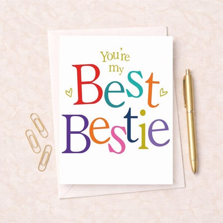 Friendship Card - You're My Best Bestie