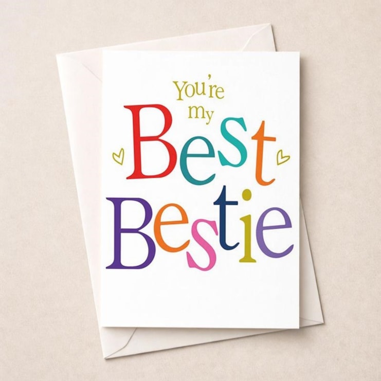 Friendship Card - You're My Best Bestie
