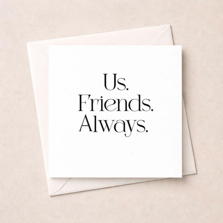 Friendship Card - Us. Friends. Always