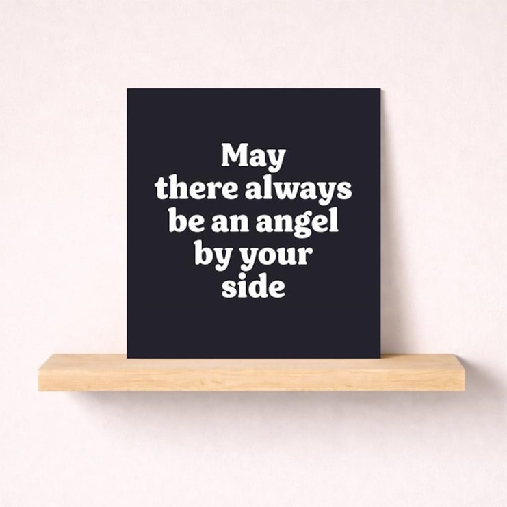 Just To Say Card - May there always be an angel Just To Say Card - May there always be an angel