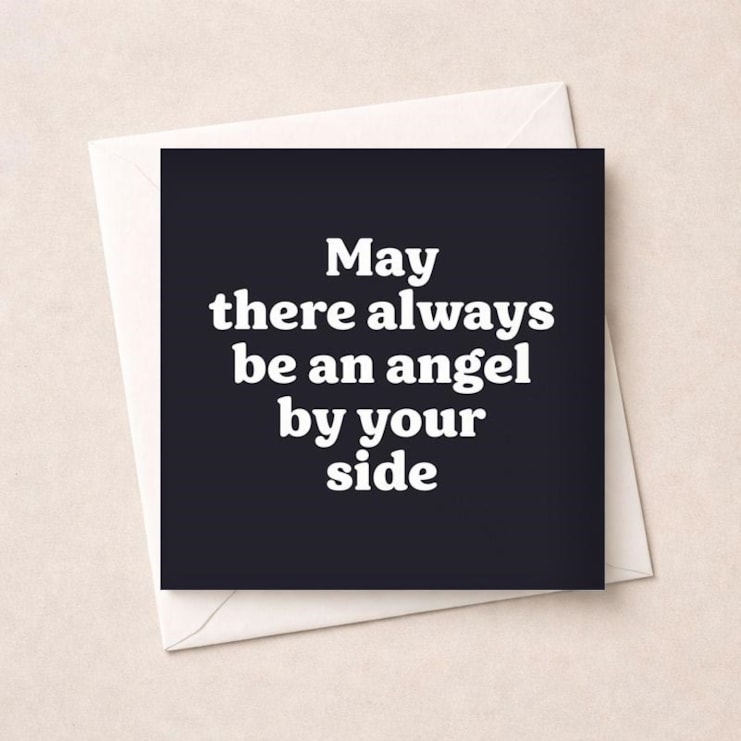Just To Say Card - May there always be an angel Just To Say Card - May there always be an angel