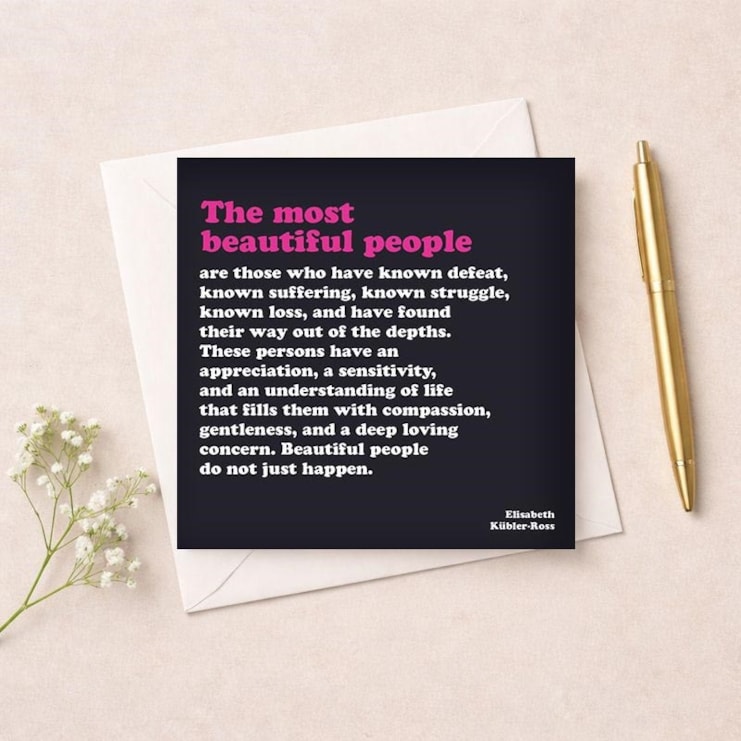 Open Card - The most beautiful people