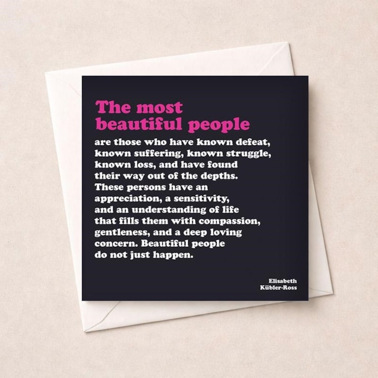 Open Card - The most beautiful people