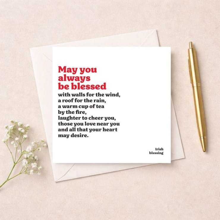 Just To Say Card - May You Always Be Blessed