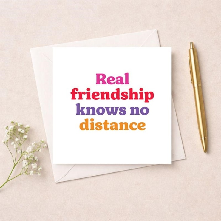 Friendship Card - Real friendship