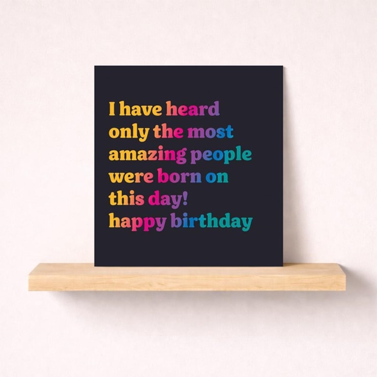 Birthday Card - Most Amazing People Birthday Card - Most Amazing People