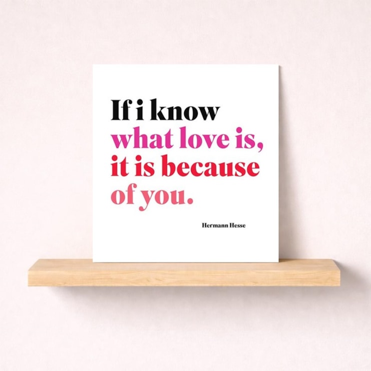 Anniversary Card - If I know what love is Anniversary Card - If I know what love is