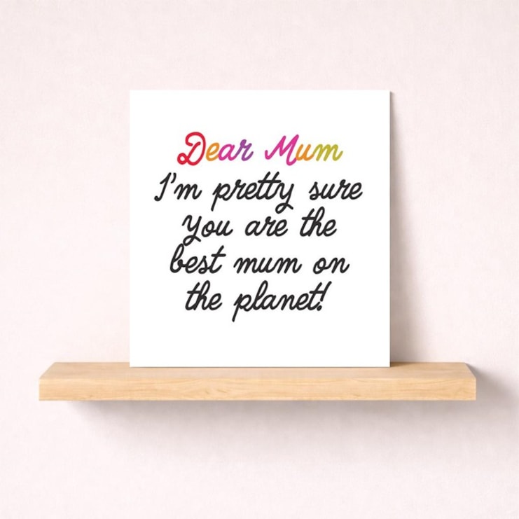 Just To Say Card - Dear Mum Just To Say Card - Dear Mum