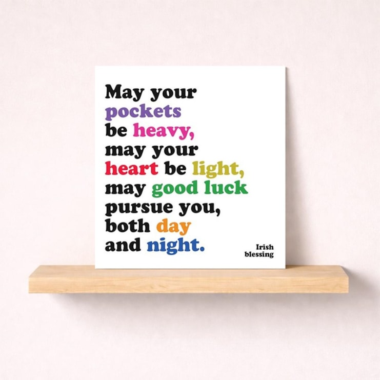 Just To Say Card - May Your Heart Be Light