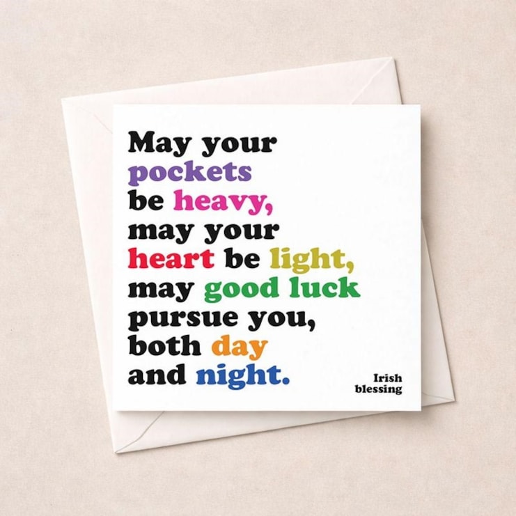 Just To Say Card - May Your Heart Be Light