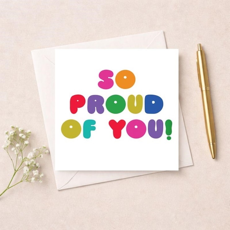 Congratulations Card - So proud of you! Congratulations Card - So proud of you!
