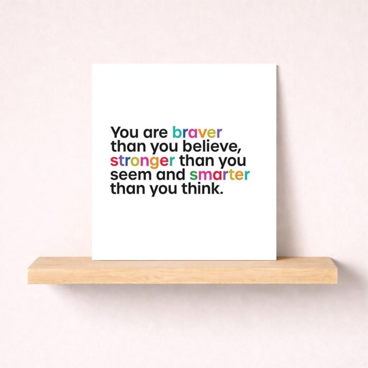 Just To Say Card - You are braver