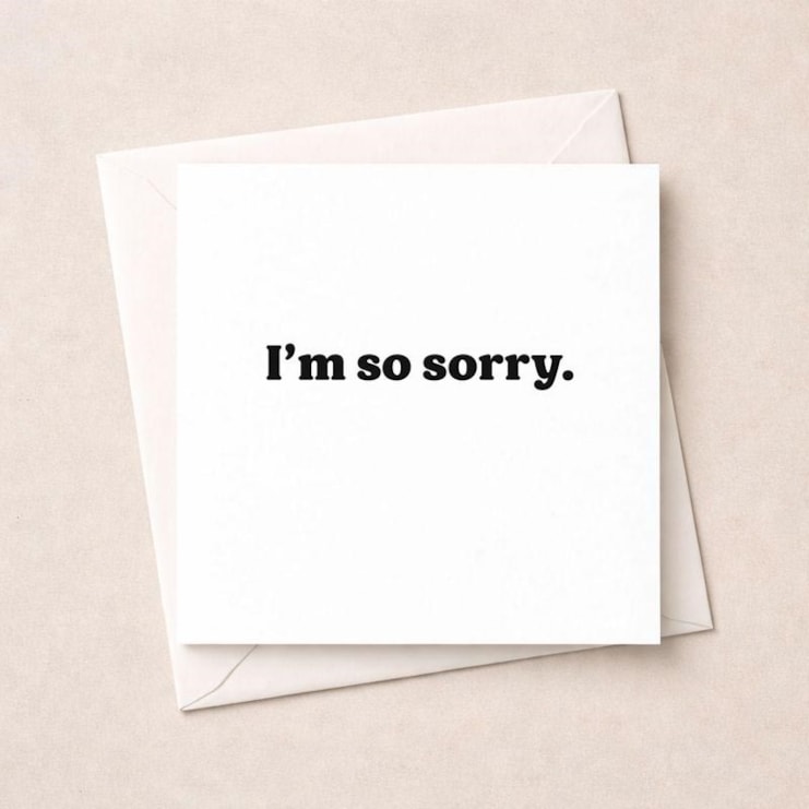 Sorry Card - I