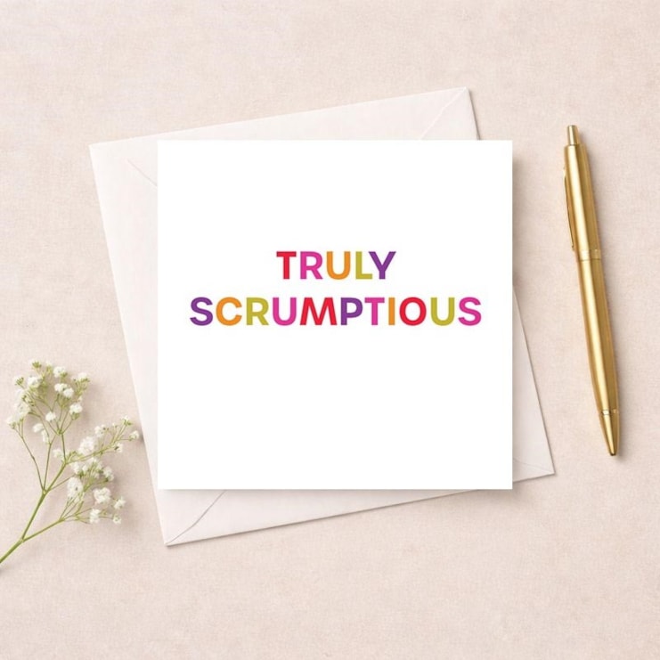 Just To Say Card - Truly Scrumptious