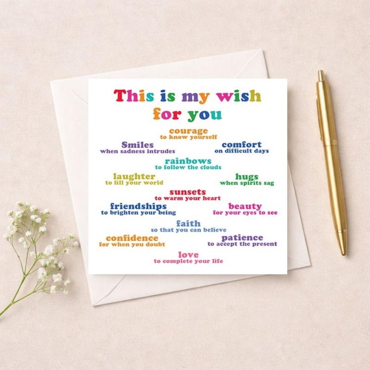 Open Card - This is my wish list for you Open Card - This is my wish list for you