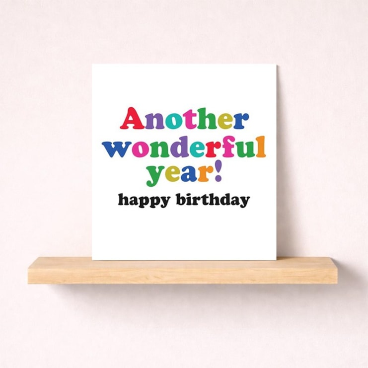 Birthday Card - Another Wonderful Year