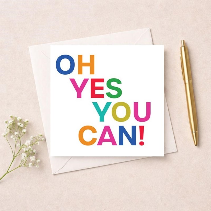 Just To Say Card - Oh Yes You Can! Just To Say Card - Oh Yes You Can!