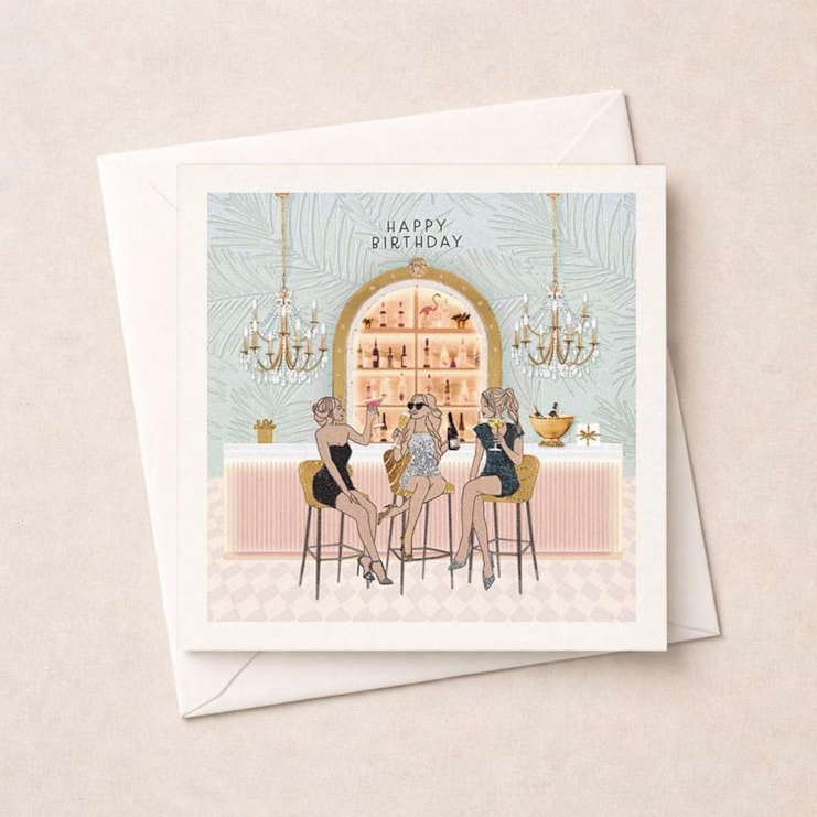 Birthday Card - Girls Cocktails