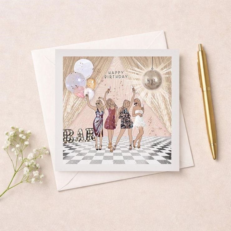 Birthday Card - Disco Birthday Card - Disco