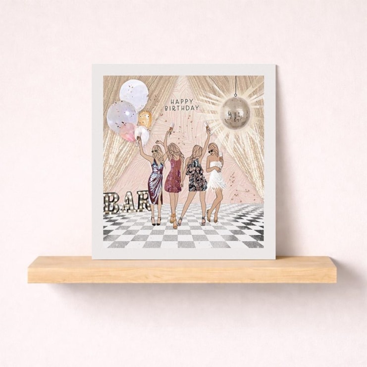 Birthday Card - Disco Birthday Card - Disco