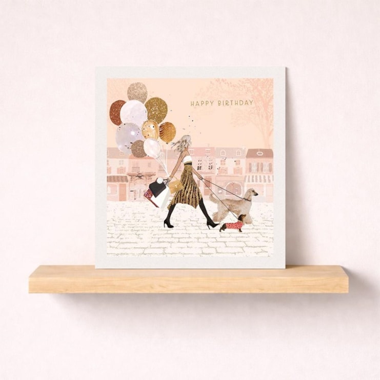 Birthday Card - Shopping Trip