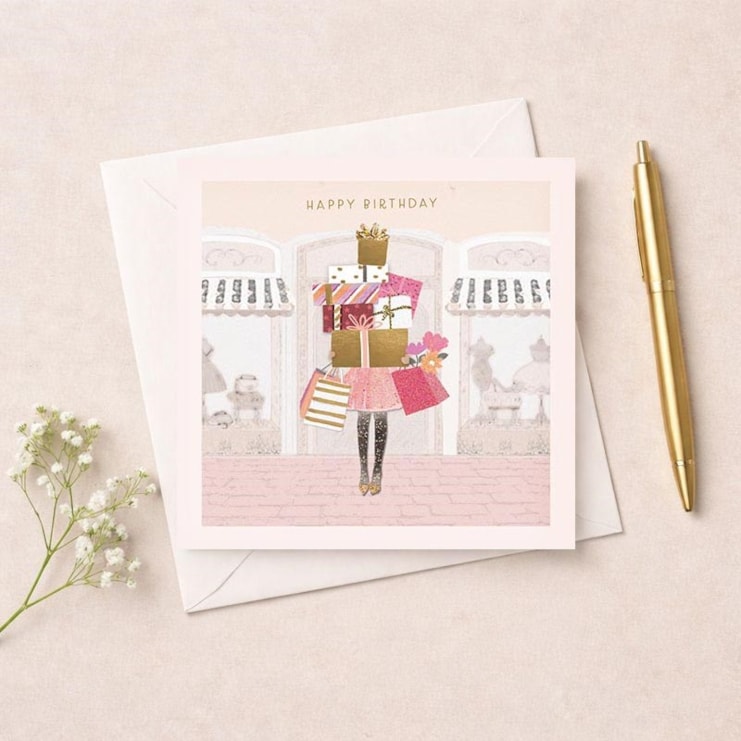 Birthday Card - Stacks Of Presents Birthday Card - Stacks Of Presents