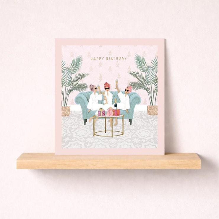 Birthday Card - Pamper Session Birthday Card - Pamper Session