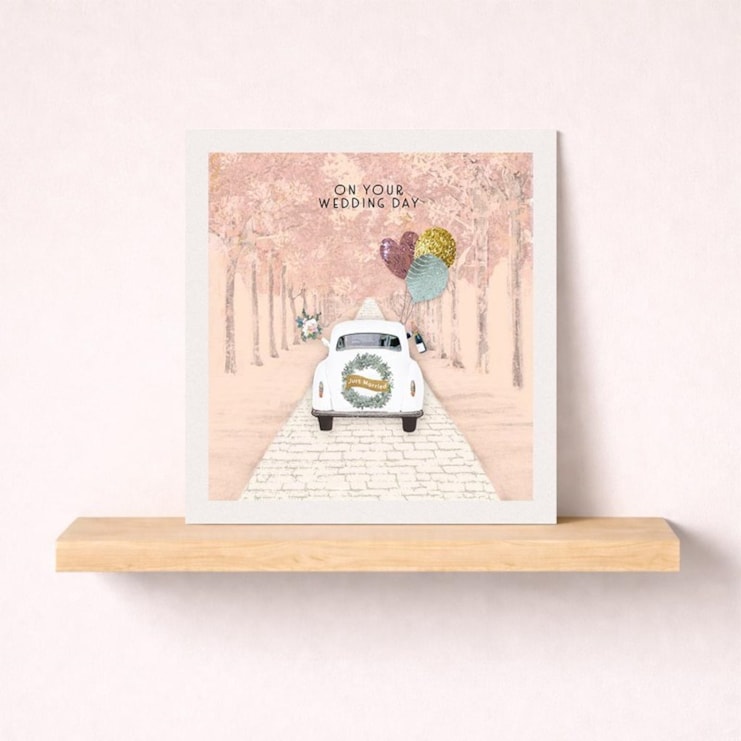 Wedding Day Card - Just Married