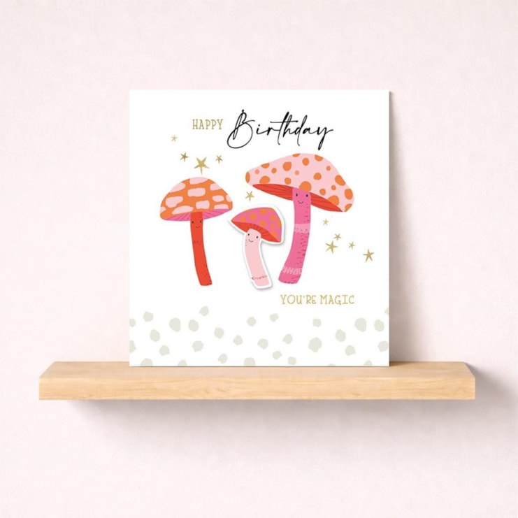 Birthday Card - Mushrooms Birthday Card - Mushrooms
