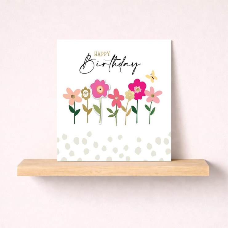Birthday Card - Flowers