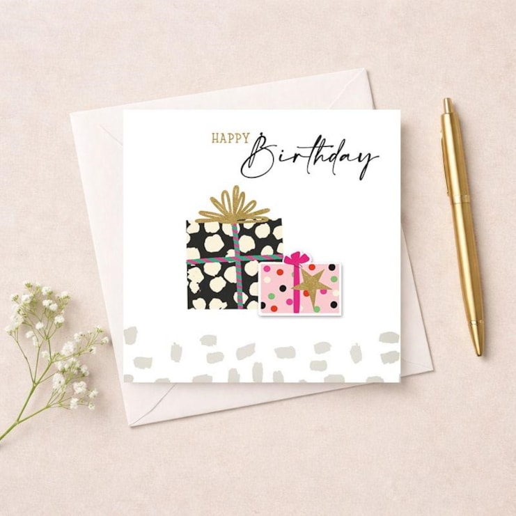 Birthday Card - Gifts