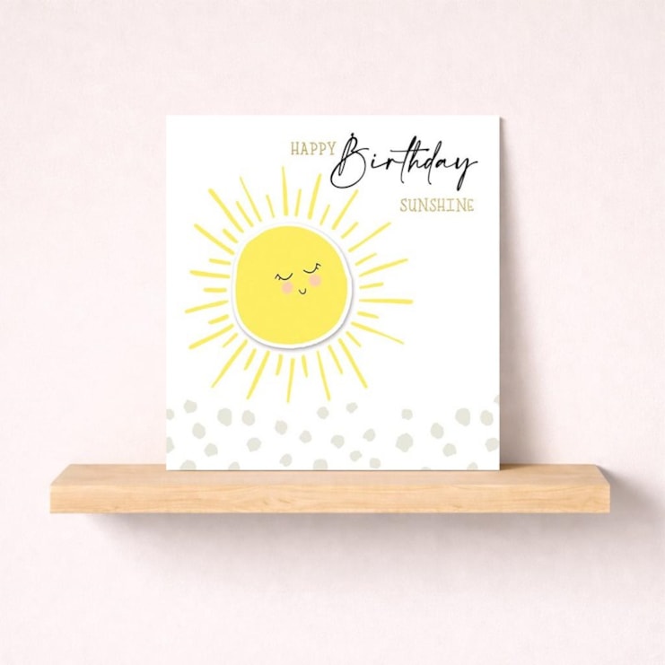 Birthday Card - Sunshine