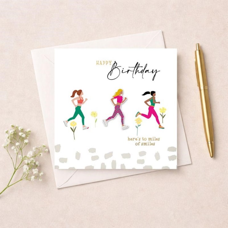 Birthday Card - Runners