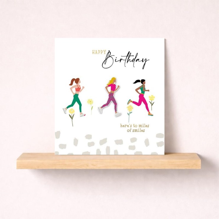 Birthday Card - Runners