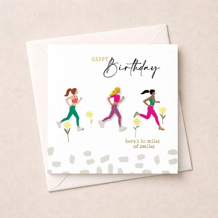 Birthday Card - Runners